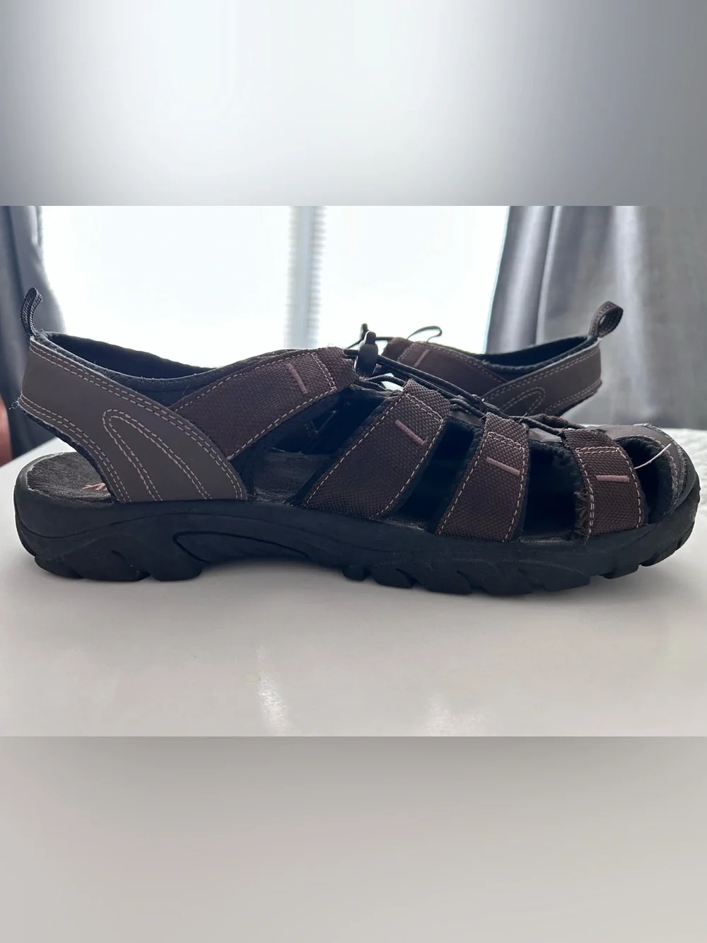 Gotcha Gulch Outdoor Hiking Fisherman Sandals Men’s Size 12 EU46 Brown Comfort